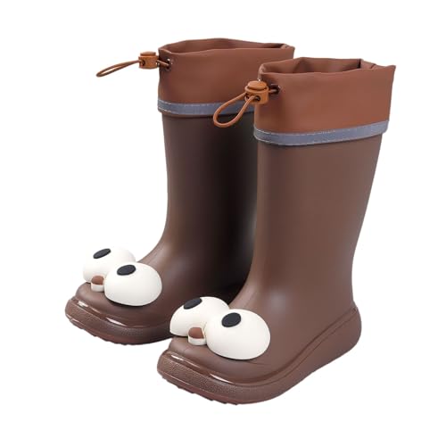 Bottes en caoutchouc chaudes pour enfants pour jouer sous la pluie avec style