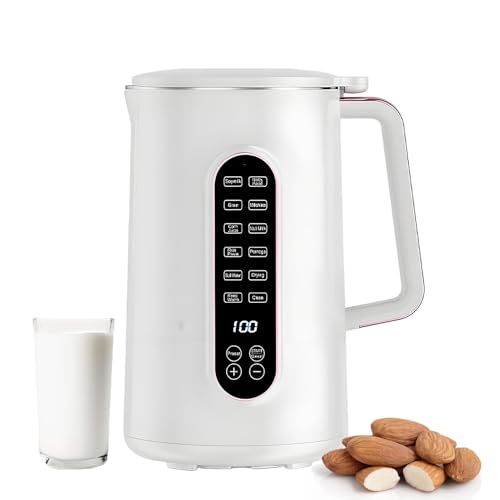 Mylk-Mylk Nut Milk Maker Machine,Mylk Machine,Mylk Almond Milk Maker,Mylk Plant Milk Maker,Soybean Milk Machine,Multifunctional Mylk Plant Milk Machines (White)