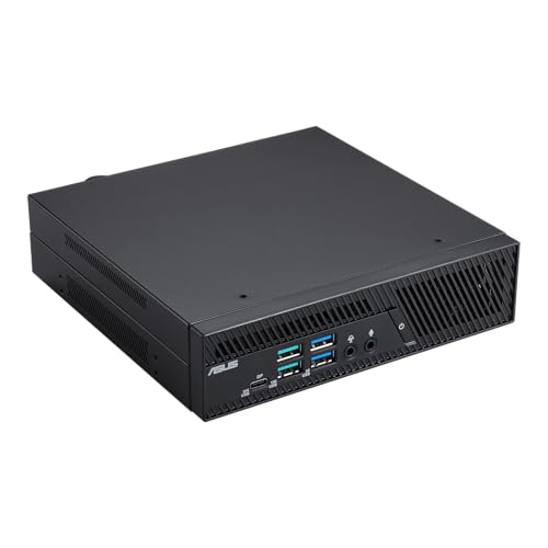 Image of ASUS PB64 Full System Mini PC with Intel Core Ultra 7 265, 16GB DDR5 RAM, 512GB SSD, Win 11 Pro, WiFi 6E, BT5.4, Toolless Chassis Access, USB-C, Hardware TPM, Control Center, VESA Mount Included