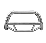 Black Horse Max Bull Bar No Skid Plate Stainless Steel Compatible with 2006-2010 Ford Explorer|2007-2010 Ford Explorer Sport Trac-MBS-FOC2005
