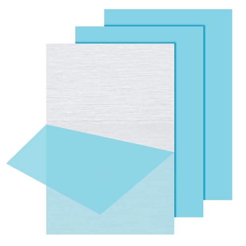 PATIKIL 3pcs Placa de Aluminio 6061, 102x152x1mm Chapa Plana de Metal Hoja Metálica con Película Protectora para DIY Modelo Artesanía Bricolaje Industria Elaboración Perforación