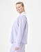 florence by mills Women's Long Sleeve Sleep Shirt, Lavender White Stripe, X-Large