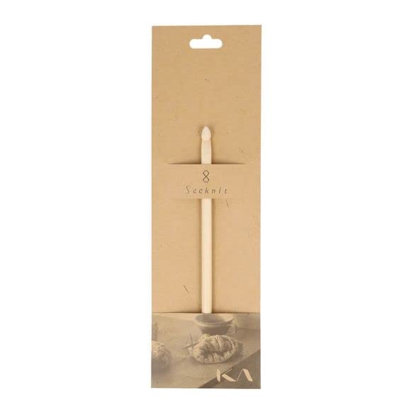 Seeknit - Seeknit Shirotake (15cm, 6.00mm) Tunisian Double Crochet Hook - 1 Unit, Beige - Image 3