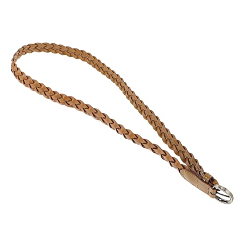 Holibanna 1pc Vintage Women Weaving Waist Belt Casual Fashion Accessory for Trousers Brown Imitation Retro Style