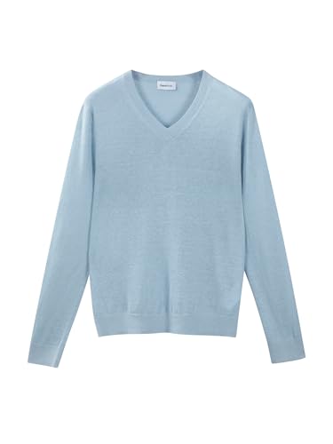 Maille Jersey col V homme anti transpirant en pur lin pour rester frais et chic