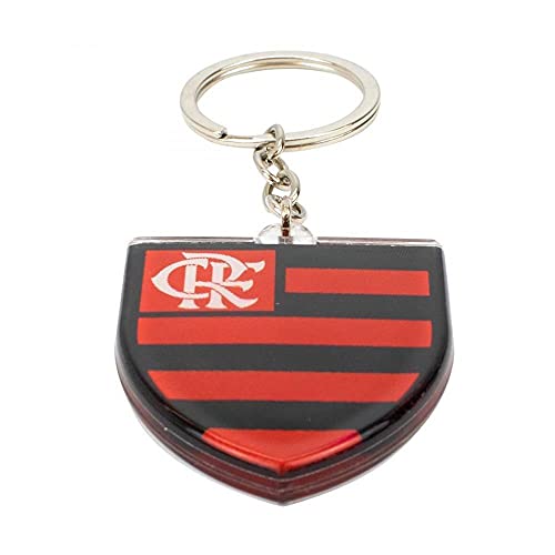 Chaveiro Escudo Time Acrílico 5cm - Flamengo