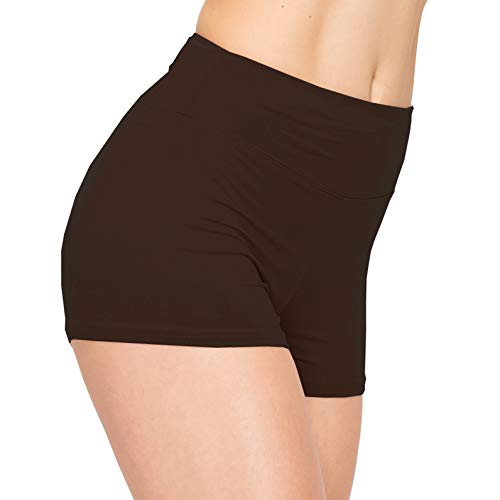 Image of ALWAYS Yoga Shorts for Women - High Waisted Workout Biker Shorts for Yoga, Running & Under Dress Anti-Chafing Comfort