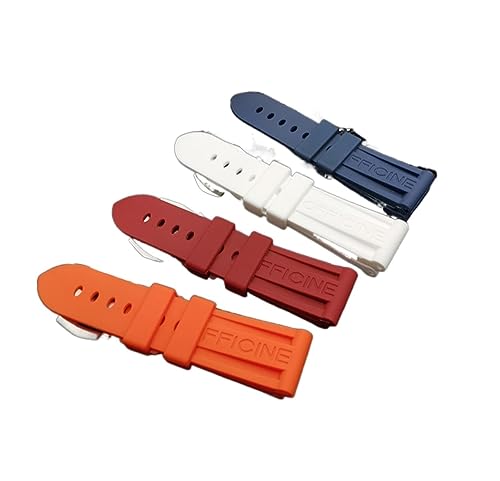 Bracelet montre silicone 22mm 24mm 26mm sangle caoutchouc - 2