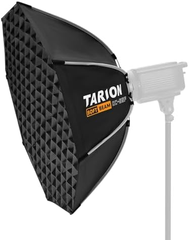 TARION Softbox Montaje Rápido Octagonal - Caja de luz Plegable 55...