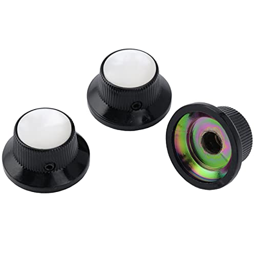 Musiclily Pro 6mm Acier Top White Pearl UFO Boutons Potentiomètre ST avec Fixation Vis pour Guitare électrique type… - Les Beatles, Paul McCartney, John Lennon, RIngo Starr, George Harrison Musiclily Pro 6mm Acier Top White Pearl UFO Boutons Potentiomètre ST avec Fixation Vis pour Guitare électrique type… – Image 5