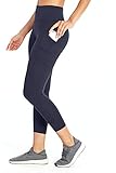 Marika Women's Standard Drew High Waist Tummy Control Mid-Calf Legging, Midnight Blue, X-Large