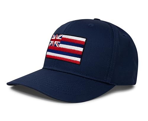 Image of International Tie State Hat for Men and Women, Adjustable Snapback Trucker Baseball Cap with Embroidered Patch