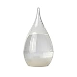 Pawaca Storm Glass - Creative Stylish Desktop Droplet Storm Glass Crafts Weather Storm Forecast Predictor Bottle Barometer
