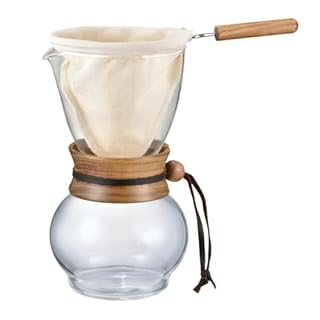 Hario Woodneck Drip Pot, 480ml, Acacia Wood