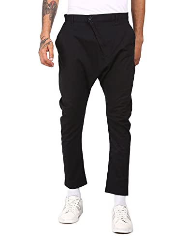Image of Men's slim Casual Trousers (8907542416424 271222457 38W X 28L Black)
