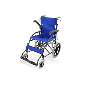 Vervoer Rolstoel Kleine en lichtgewicht reizen rolstoel, vouwvervoer rolstoel, flip-backs armen, eenvoudige kleine hand…