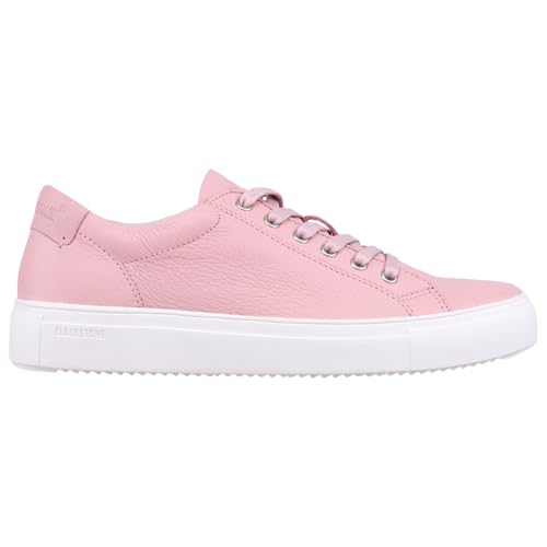 Blackstone Womens Pl71 6 Eyelet Lace Up Sneakers Shoes Casual - Pink