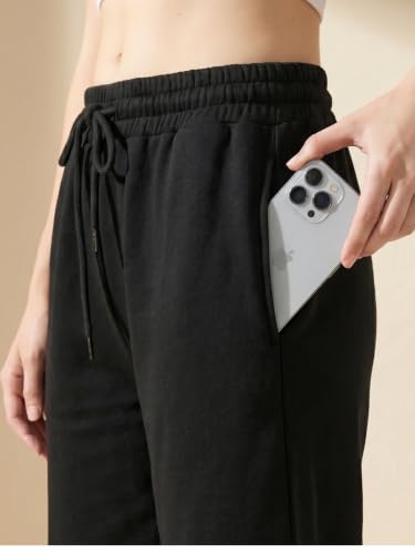 Image of BLINKIN Women's Wide Leg Track Pants | High Waist Cotton Lowers with Side Pockets | Full Length Activewear for Gym, Yoga, Workout & Dance (trk-519)