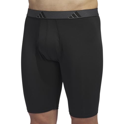 Image of adidas Men's Performance 3-Pack Long Boxer Brief