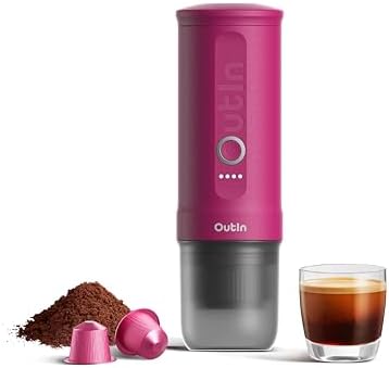 Machine à Expresso Portable électrique – Auto-chauffante, USB-C, Compatible Capsules Et Moulu, Pour Camping