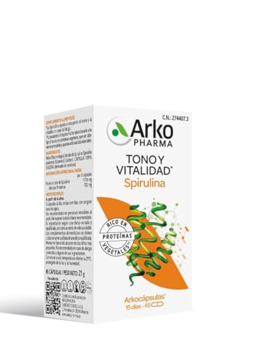 ARKOCAPSULAS SPIRULINA 50 CAPS Único