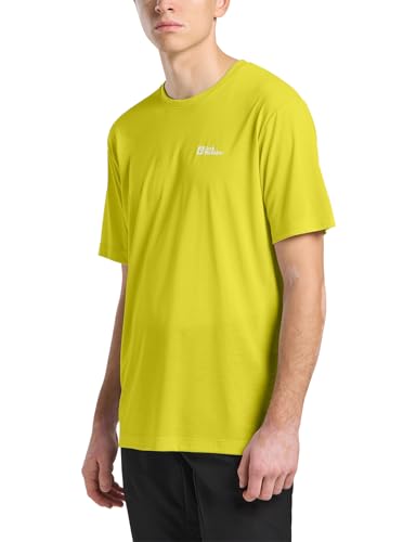 Jack Wolfskin Herren Vonnan S/S M T-Shirt, Chartreuse, M EU