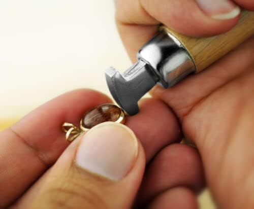 JTS Stone Setting Tools Set of 3 Jewelry Stone Prong Pusher, Bezel Pusher and Roller