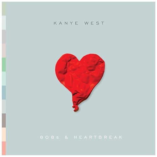 Kanye West, 808's & Heartbreak Album cover, poster, wall art. Print or Fully Framed Available. Actual size of original Vinyl Covers.