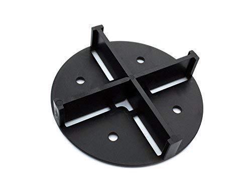 Croisillon 5mm Fuge 20 Pièces pour Gartenterrassen Plastique Carrelage Aide de Pose Entretoise Croix de Carrelage avec Sol et Écoulement Cover