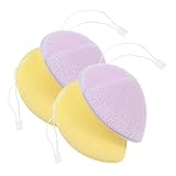 VICASKY 4 Stück Teiliges Wassertröpfchen form Sanfte Weiche Hochabsorbierende Gesichtsschwämme für Empfindliche Haut Porentiefe Reinigung und Make up entfernung