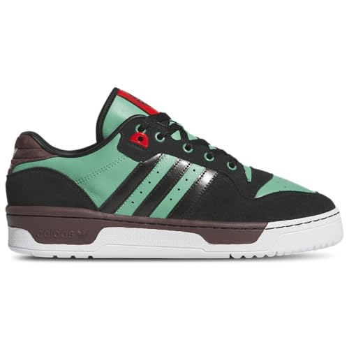 adidas X Demon Slayer Rivalry Low Demon Slayer (Core Black/Green, US Footwear Size System, Adult, Men, Numeric, Medium, 10)