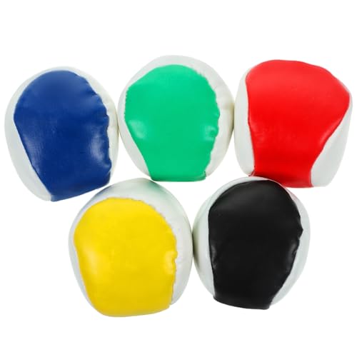 HANABASS 5pcs Bean Bags for Tossing Portable Outdoor Game Props Lightweight and Compact for Parties and Activities Fun Coordination Training