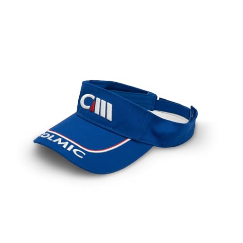Colmic – Visière Bleu Technique Réglable – Légère et Respirante, Pare-Soleil avec Bandeau Anti-Transpiration, Casquette Sportive pour Pêche, Cyclisme, Golf et Activités Outdoor
