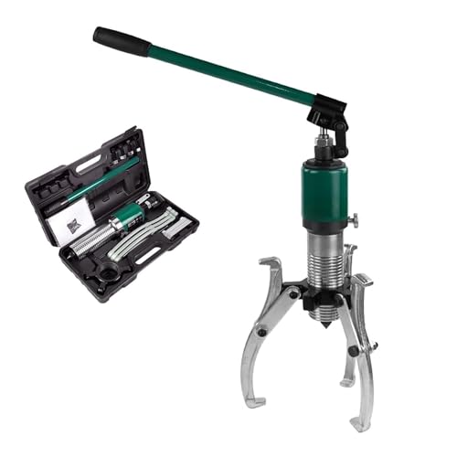 HEQIM Hydraulic Puller Adjustable 2 jaw or 3 jaw Wheel Bearing Puller Separator with Cassette Wheel Bearing Puller kit, Puller 3 jaw(15T/33000LB)