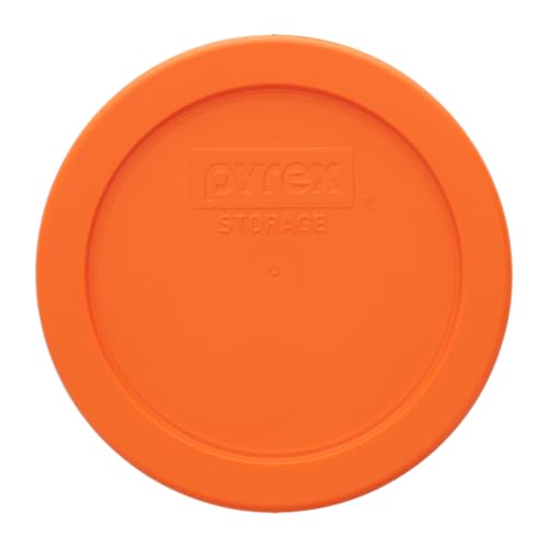 Pyrex 7200-PC (2-Cup) Orange Food Storage Replacement Lid - Made in USA Pyrex 7200-PC (2-Cup) Orange Food Storage Replacement Lid - Made in USA