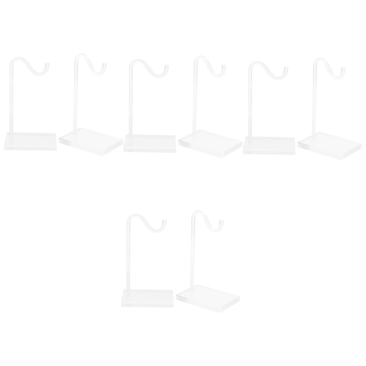 OUNONA 4 Set Gioielli Acrilico Trasparente Organizer Per Bracciali Collane Ed Espositore Per Presentazione Ordinata E Versatile 2 Pezzi*4