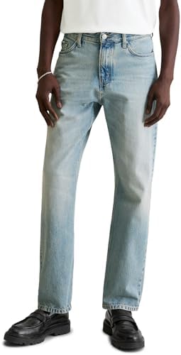 Marc OߴPolo Denim Herren Jeanshose aus Bio-Baumwolle Straight Fit, Blau (Light Blue Multi 30), 28W/32L
