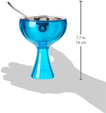 Miniatura 6 de Alessi Big Love - Cuenco con cuchara color azul