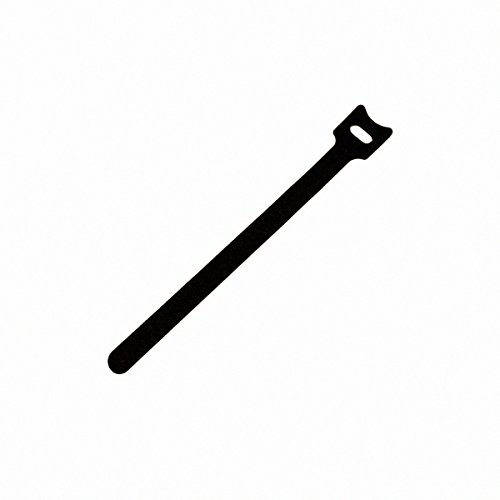 Navepoint 8 Inch Hook And Loop Reusable Strap Cable Cord Wire Ties 100 Pack Black #TOP2