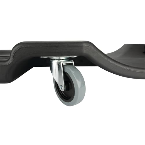 Image of Performance Tool W85006 40-Inch Plastic Creeper with 6 Casters, Black