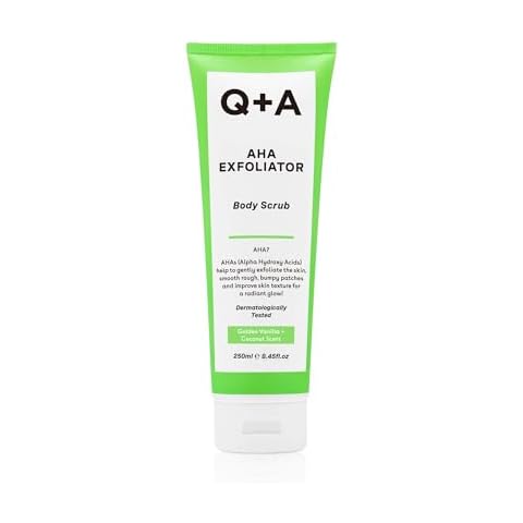 Q+A AHA Exfoliator Body Scrub with Natural Acids Cover