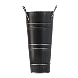 ★★Nuestro cubo de flores de metal es ideal para arreglos florales, flores secas o plantas. Aporta un encantador toque rústico a la decoración de tu hogar con estos cubos decorativos de flores de metal.
