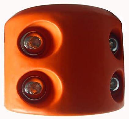 1 pack ATV-SCHS Winch Cable Hook Stopper Rubber Winch Line Saver with Allen Wrench for ATV UTV Winches (Orange)