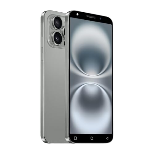 HyRich 4G Teléfono Móviles, Pantalla HD de 5.0 Pulgadas,Android 10.0, 2 GB+16 GB/TF-SD 128 GB, batería Grande de 3500mAh, cámaras Dobles, Tarjetas SIM Dobles, 4G, GPS, WiFi (Hy16P-Grey)