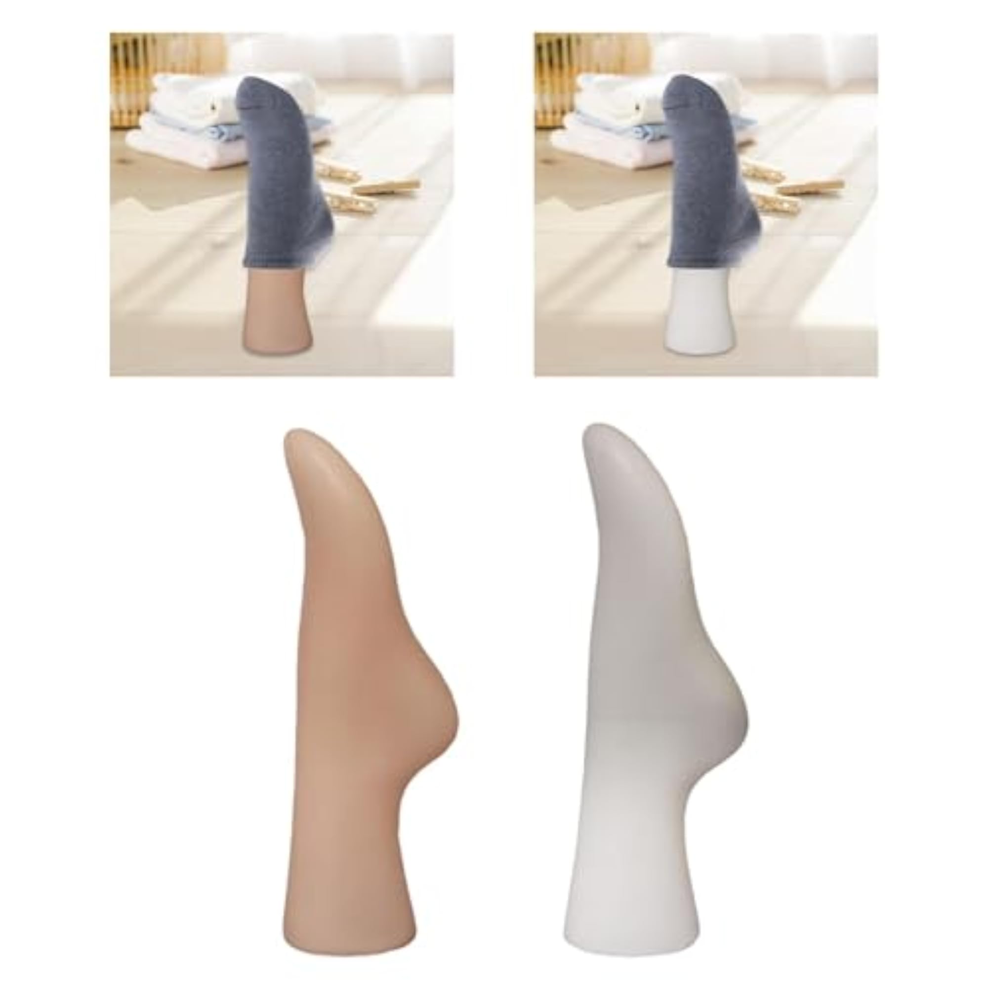 Lifesize Female Mannequin Foot Prop Rack for Shop Slippers