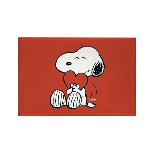 Imán decorativo rectangular Snoopy 3x2 pulgadas miniatura 1