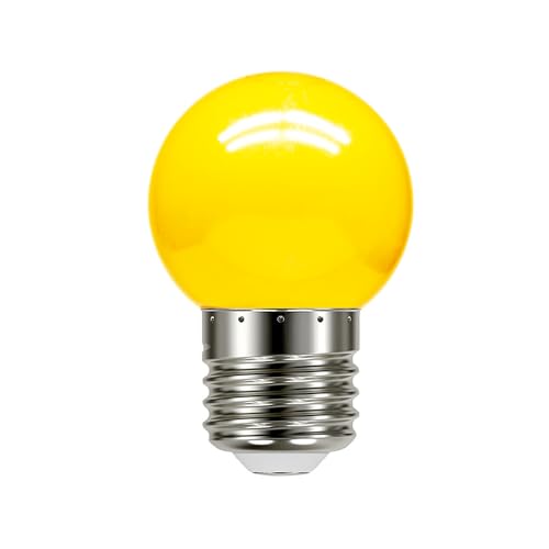 LAMP LED BOLINHA AMARELA TASCHIBRA 1W 127V