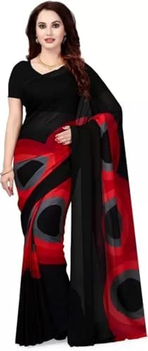 Yashika Women's Georgette Print Saree