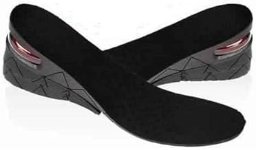 Full Black 1 Pair 3 Layer Orthopedic 6 Cm Height Increase Insole Increasing Increaser Shoes Insoles For Men and Women