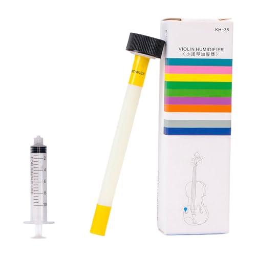 Geigen Luftbefeuchter zur Vorbeugung von Rissen und zur Wartung von Geigen Kunststoff Pflegewerkzeug für Saiteninstrumente, Musik Getriebe, Feuchtigkeitsstabilisatoren